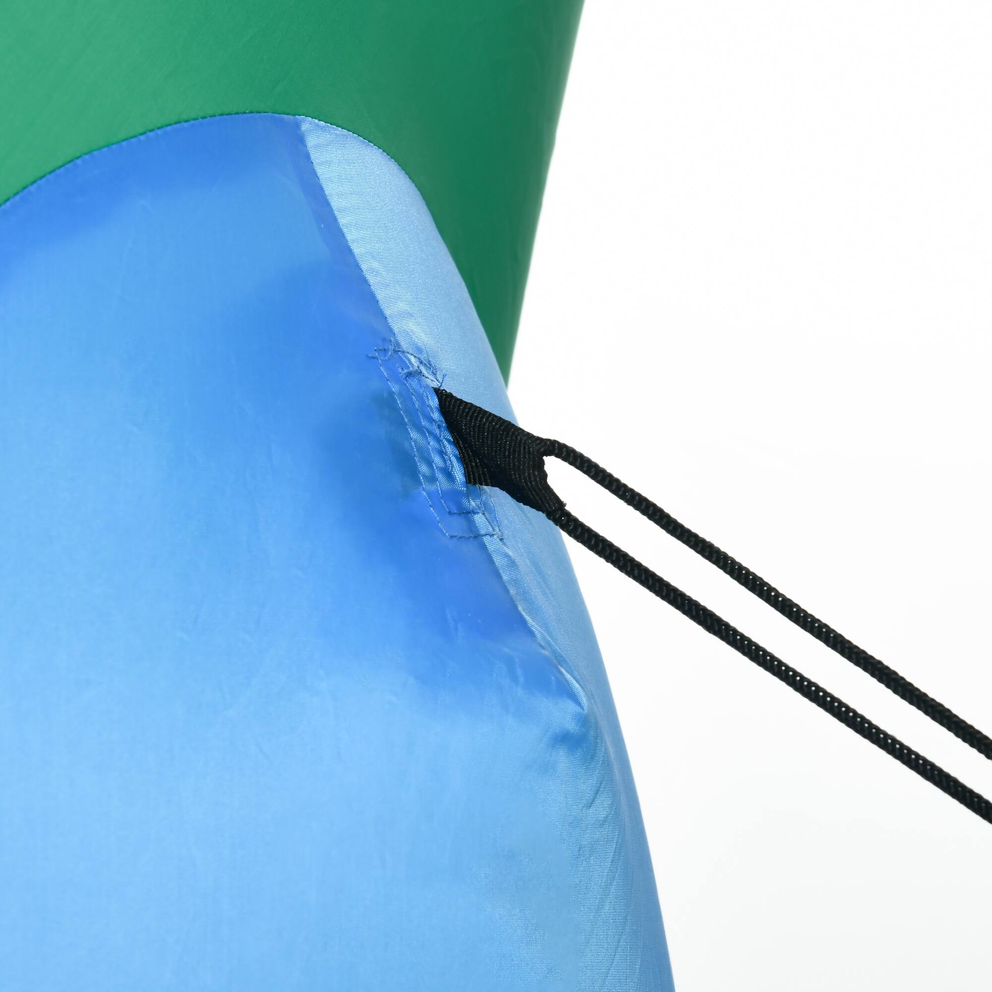 Alt View 7. Homcom - 11ft Inflatable Dinosaur with Christmas Tree, Outdoor Blow-Up LED Yard Decor, Waterproof - Multicolored.