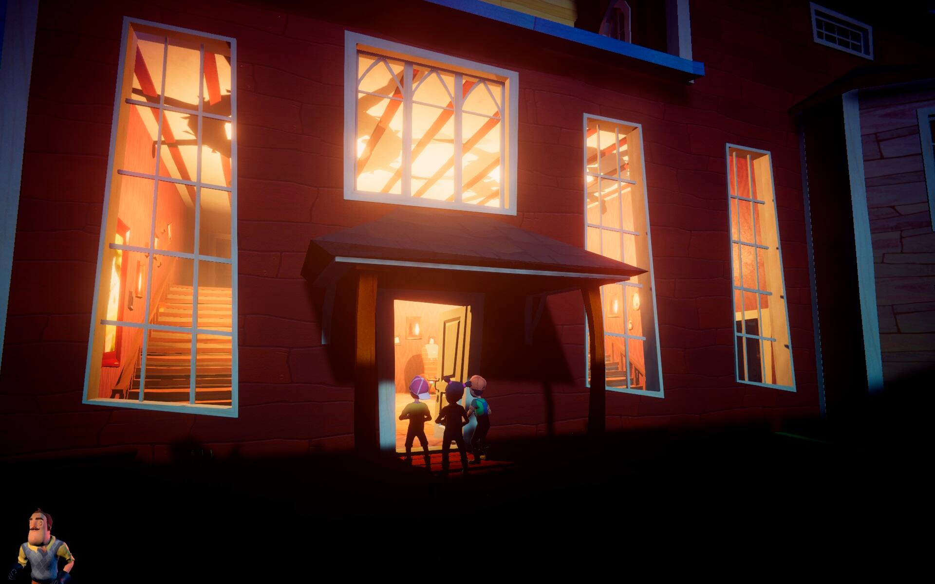 Left. Atari - Secret Neighbor + Hello Engineer – The Neighborhood Bundle.