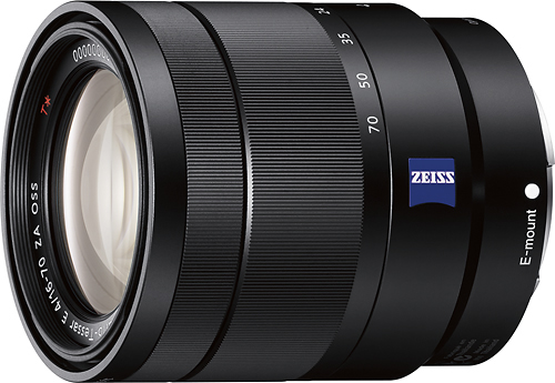 Sony - Vario-Tessar T* E 16-70mm f/4 ZA OSS Zoom Lens for Select Cameras - Black