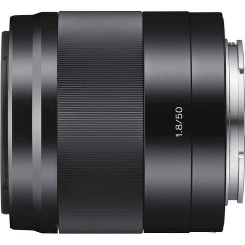 Sony E 50mm f/1.8 E OSS Autofocus APS-C Lens for E-Mount, Black (49}  SEL50F18 at KEH Camera