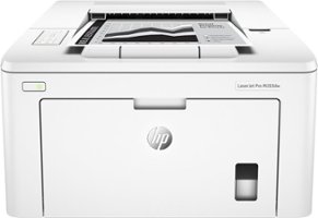 HP - LaserJet Pro M203dw Wireless Black-and-White Laser Printer - White - Front_Zoom