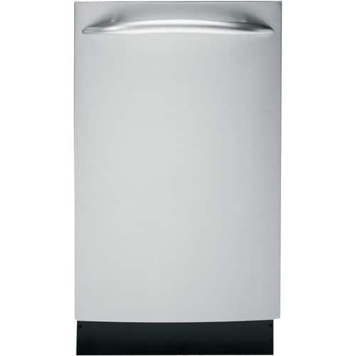 GE - Profile Series 18" Built-In Dishwasher - Stainless steel-Front_Standard