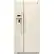 Front. GE - 23.2 Cu. Ft. Side-by-Side Refrigerator with External Ice & Water Dispenser - Bisque.