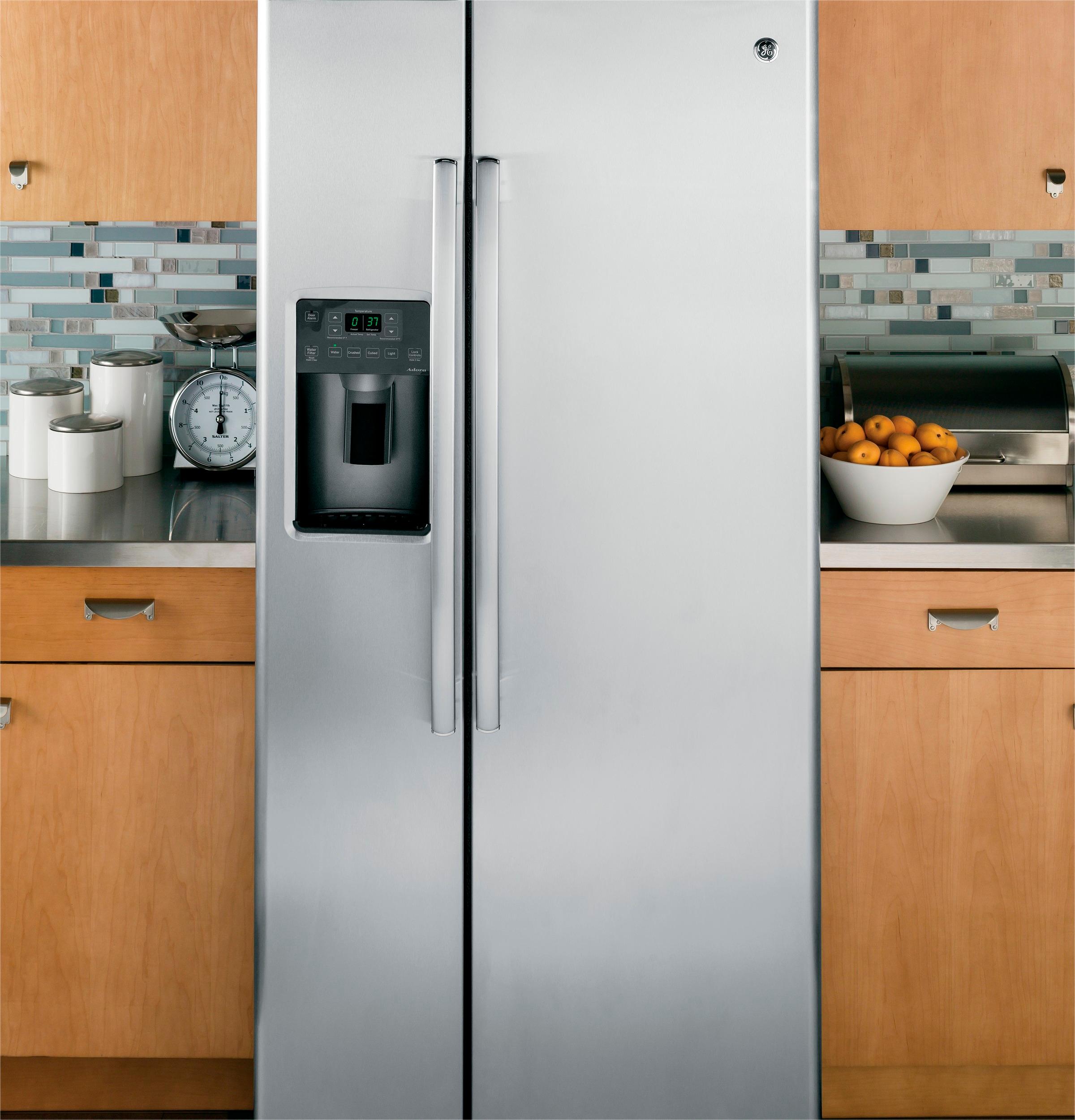 Customer Reviews: GE 23.0 Cu. Ft. Side-by-Side Refrigerator with ...