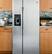 Alt View 12. GE - 23.0 Cu. Ft. Side-by-Side Refrigerator with External Ice & Water Dispenser - Stainless Steel.