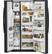 Alt View 11. GE - 23.2 Cu. Ft. Side-by-Side Refrigerator - Black.
