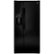 Front Zoom. GE - 23.2 Cu. Ft. Side-by-Side Refrigerator - Black.