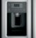 Alt View Zoom 15. GE - 23.2 Cu. Ft. Side-by-Side Refrigerator with External Ice & Water Dispenser - Stainless steel.