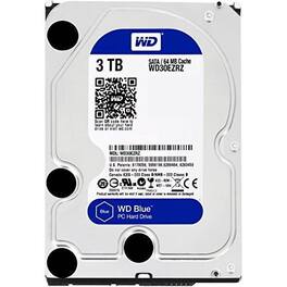 WD - Blue 3TB Internal SATA Hard Drive for Desktops