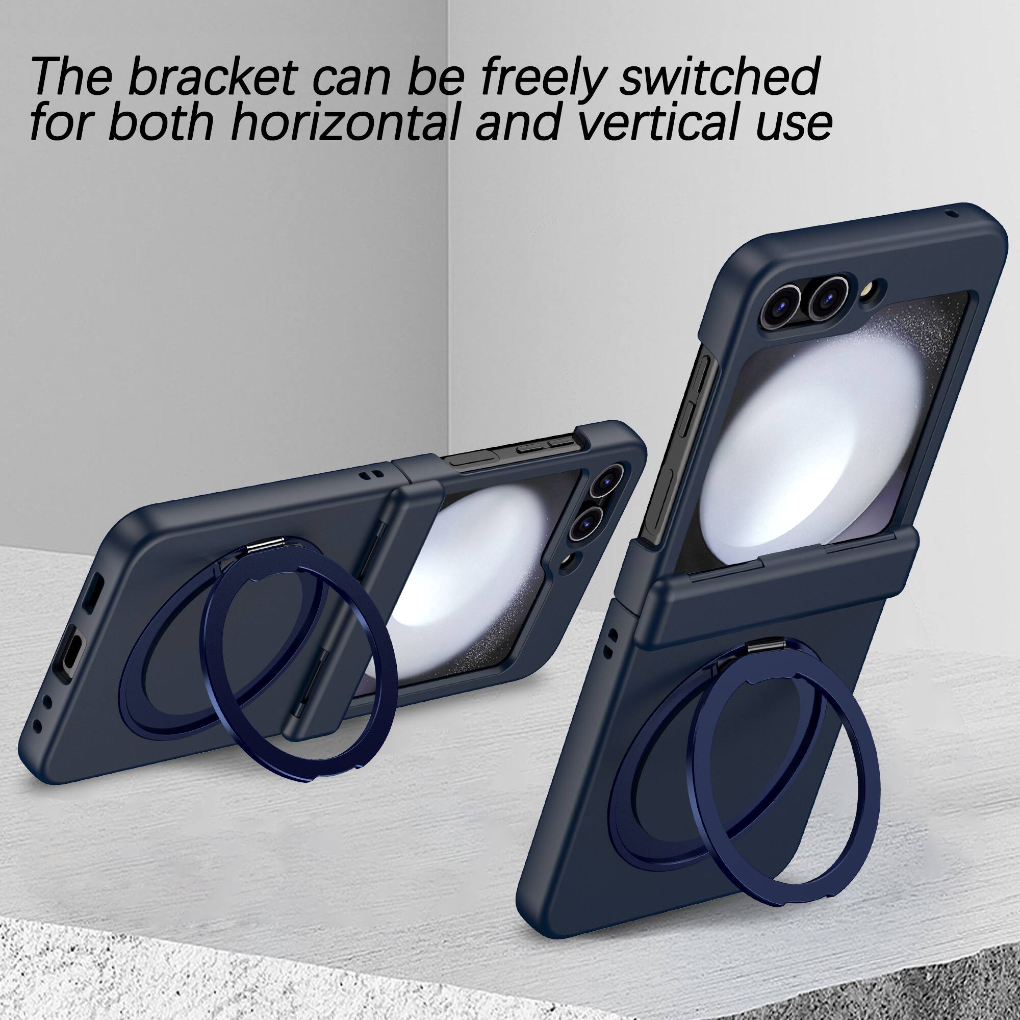 The bracket can be freely switched for both horizontal and vertical use.