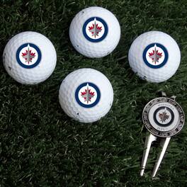 Team Golf - Winnipeg Jets Four Golf Ball Gift Set - Multicolor