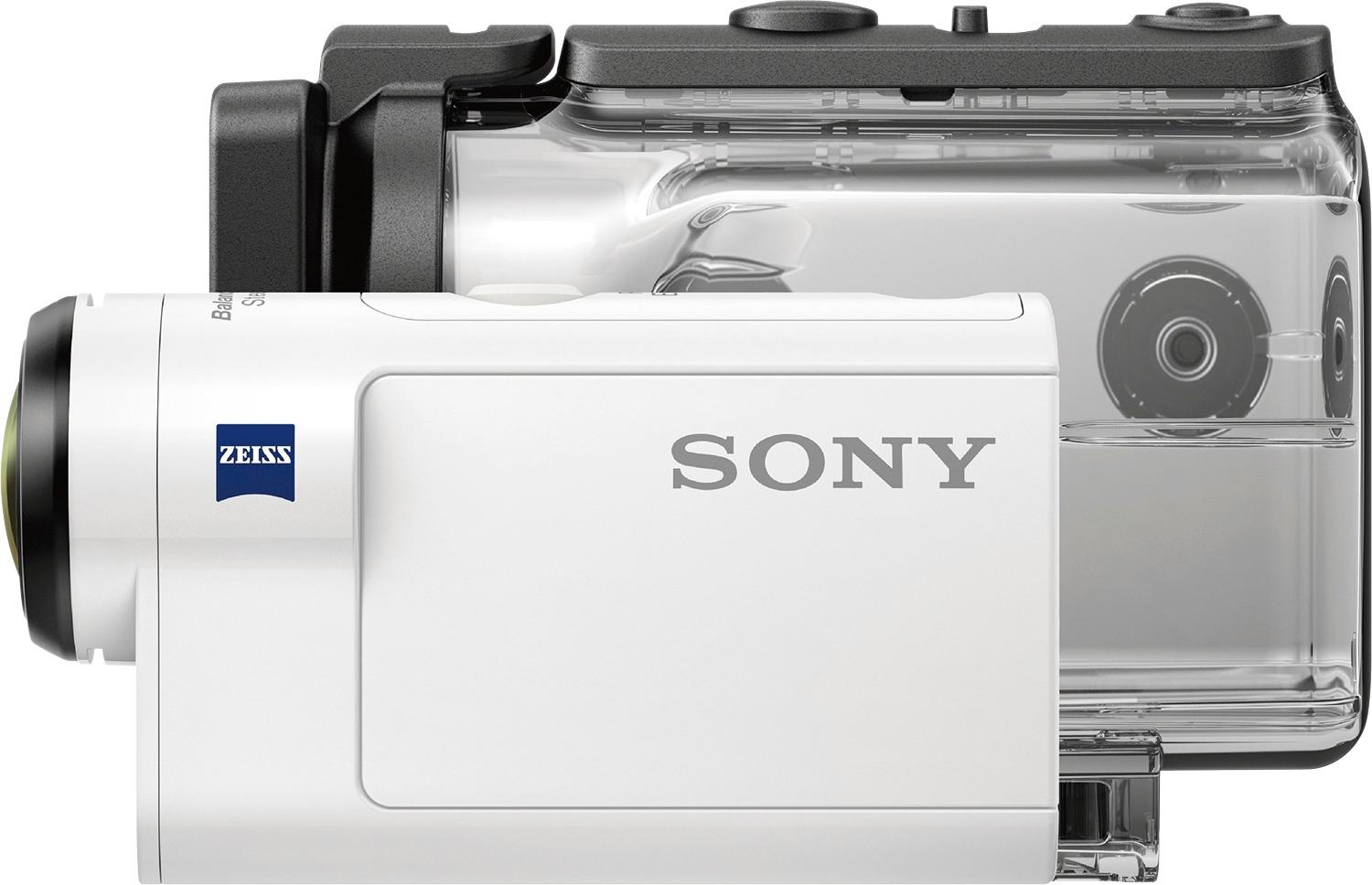 Best Buy: Sony AS300 Waterproof Action Camera with Remote White 