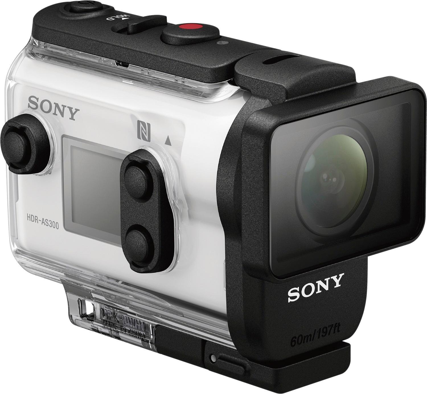 Best Buy: Sony AS300 Waterproof Action Camera White HDRAS300/W