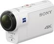 Sony - X3000 4K Waterproof Action Camera with Remote - White - Angle