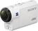 Angle. Sony - X3000 4K Waterproof Action Camera with Remote - White.