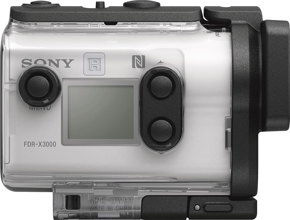 Best Buy: Sony 4K Waterproof Action Camera White FDRX3000/W