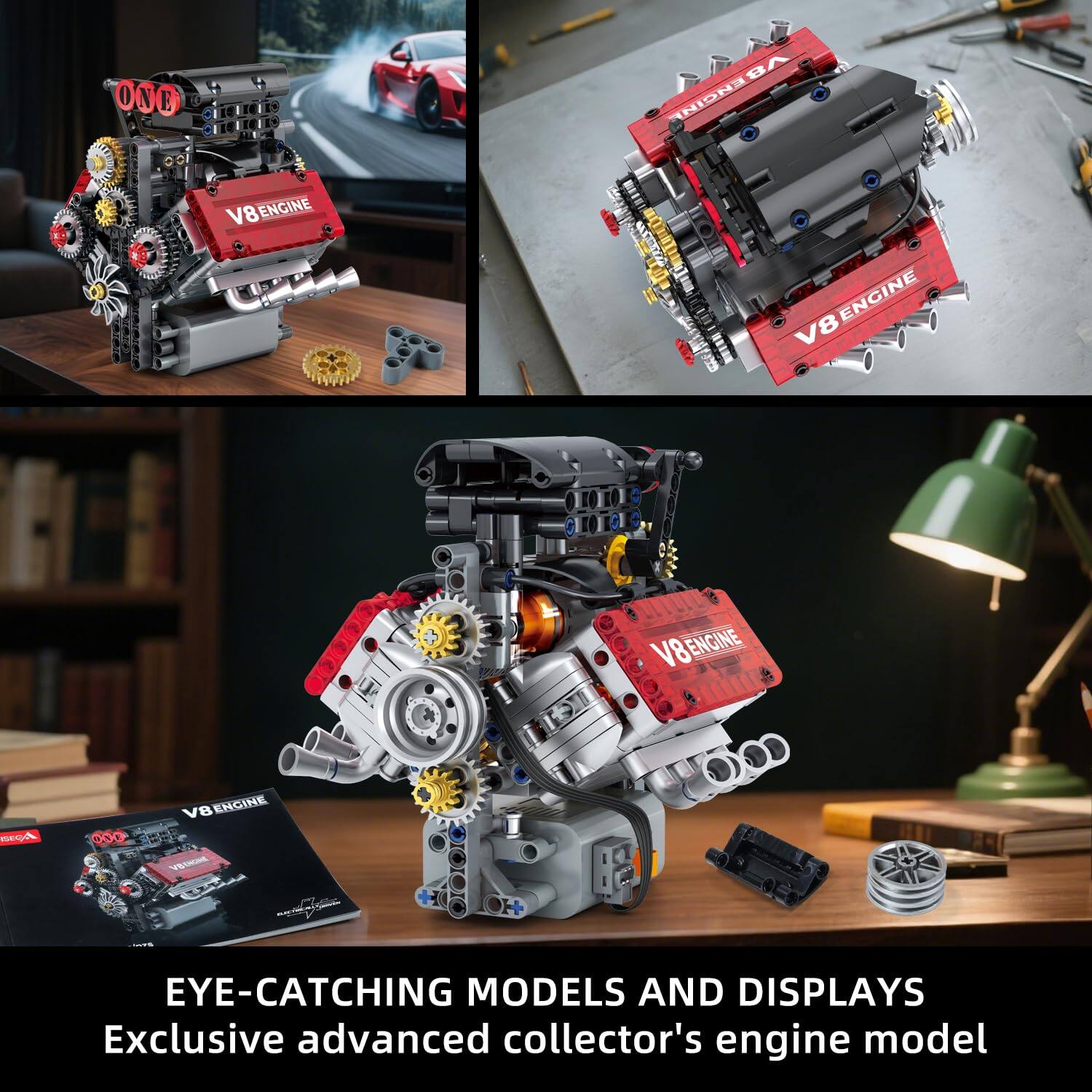 EYE-CATCHING MODELS AND DISPLAYS  
Exclusive advanced collector's engine model