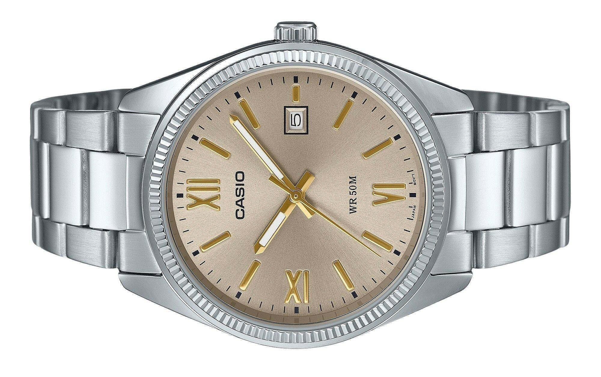 Casio Standard Analog Quartz MTP 1302DD 9AV Mens Watch Ion Plated