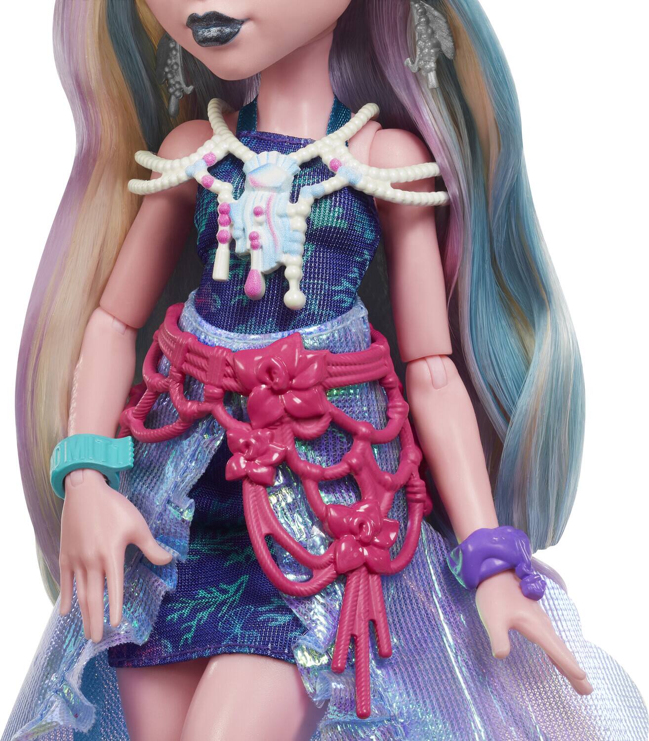 Alt View 2. Mattel - Mattel - Monster High Monster Fest Lagoona Blue Fashion Doll with Festival Outfit   - Collectibles - Mattel.