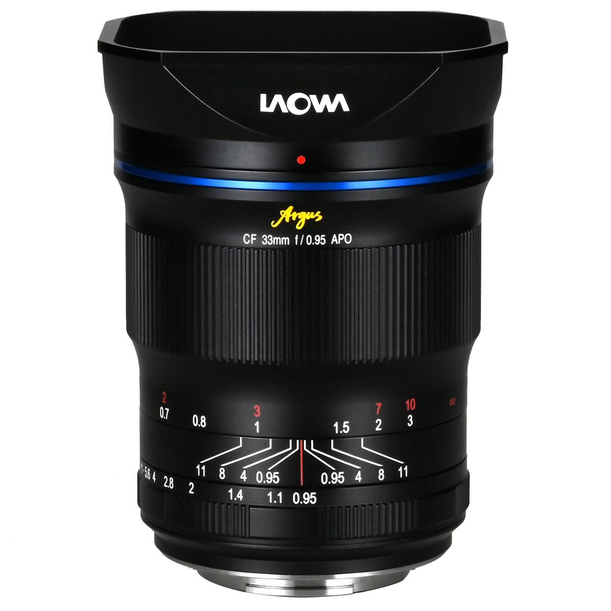 MOVI Argus CF 33mm f/0.95 APO 2 0.7 0.8 3 1 1.5 7 2 10 3 8 58 & 28 11 2 8 4 0.95 0.95 4 1.4 1.1 0.95 8 11