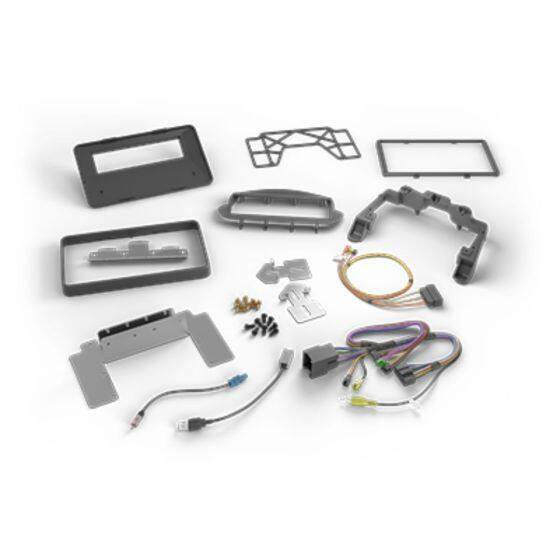 Left. Maestro - Maestro ADS KITTRA1+ADSMRR2 Dash kit solution for Select 2020+ Ford Transit Vehicles + Interface Module - Black.