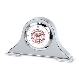 Jardine - Cornell Big Red Napoleon Desk Clock - Silver