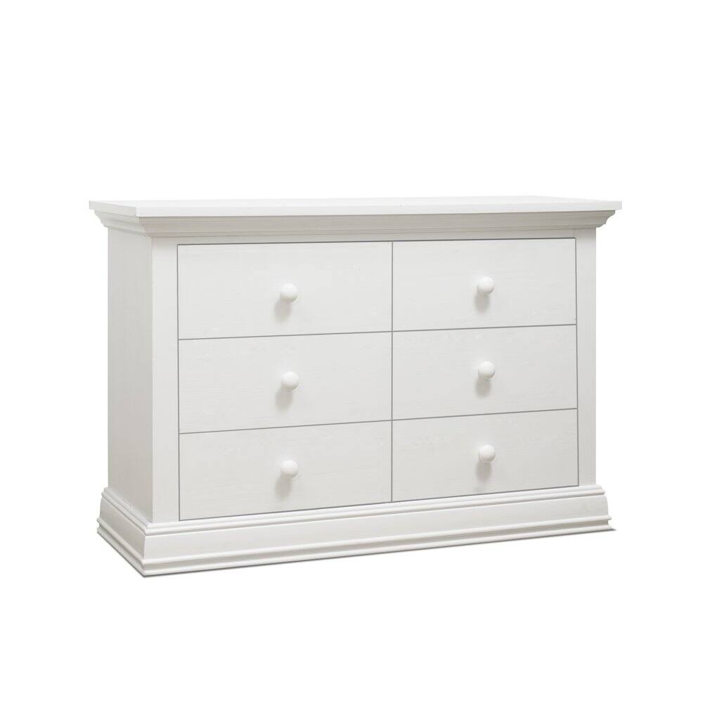 Angle. Sorelle - Sorelle Modesto Double Dresser - White.