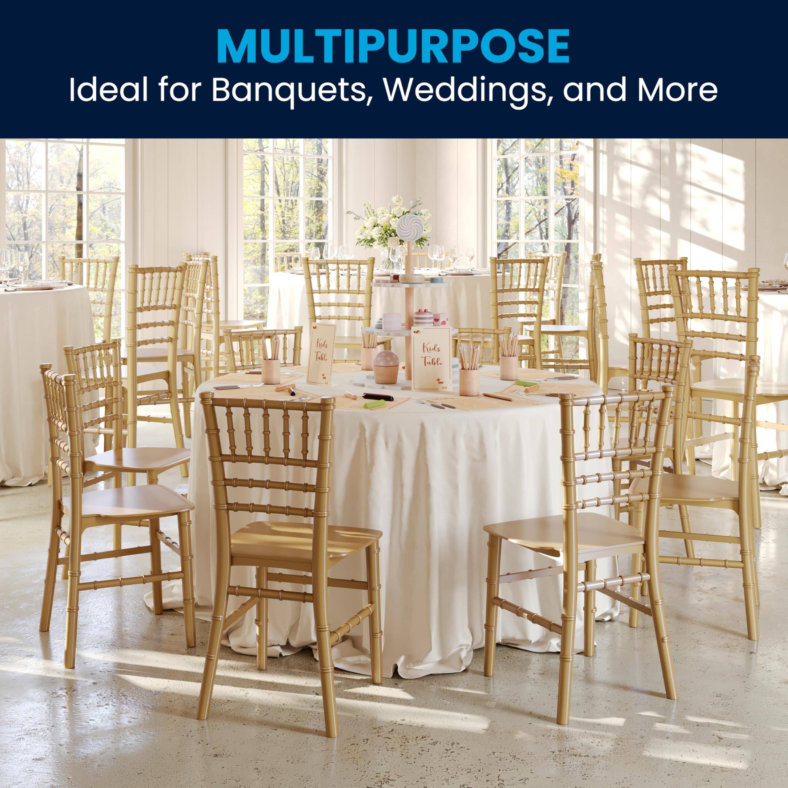 MULTIPURPOSE  
Ideal for Banquets, Weddings, and More