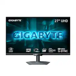 GIGABYTE - G27U - 27" SS IPS Dual Mode Gaming Monitor - UHD 3840x2160 - Black