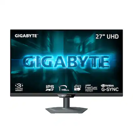 GIGABYTE 27" UHD
3 YEARS WARRANTY
IPS
1 MS
10 HD
320
AMD FreeSync
NVIDIA G-SYNC Premium