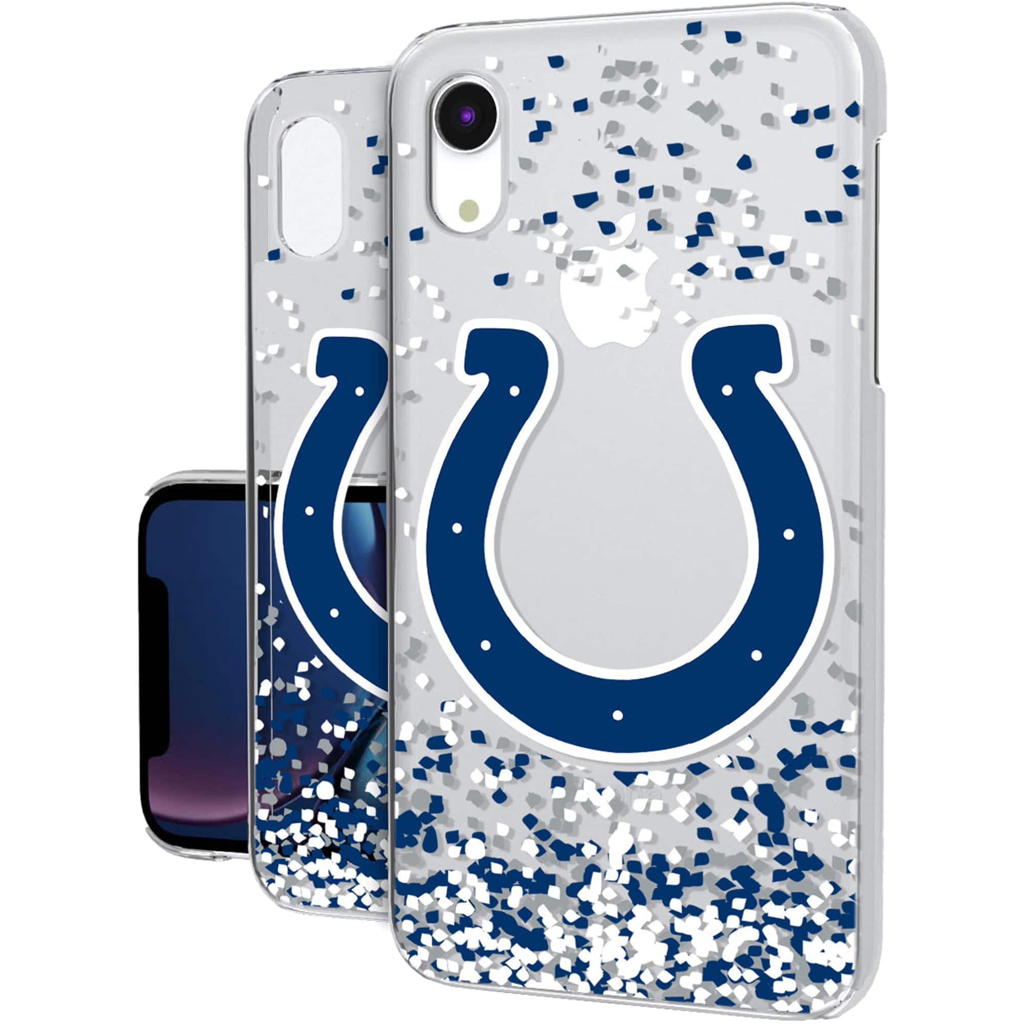 Keyscaper - NFL - Indianapolis Colts iPhone Clear Case with Confetti Design - 15 Plus - Multicolor price history on PriceWatchPro