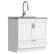 Alt View 4. Simpli Home - Reed All-In-One 36-inch Laundry Utility Sink and Cabinet - Pure White.