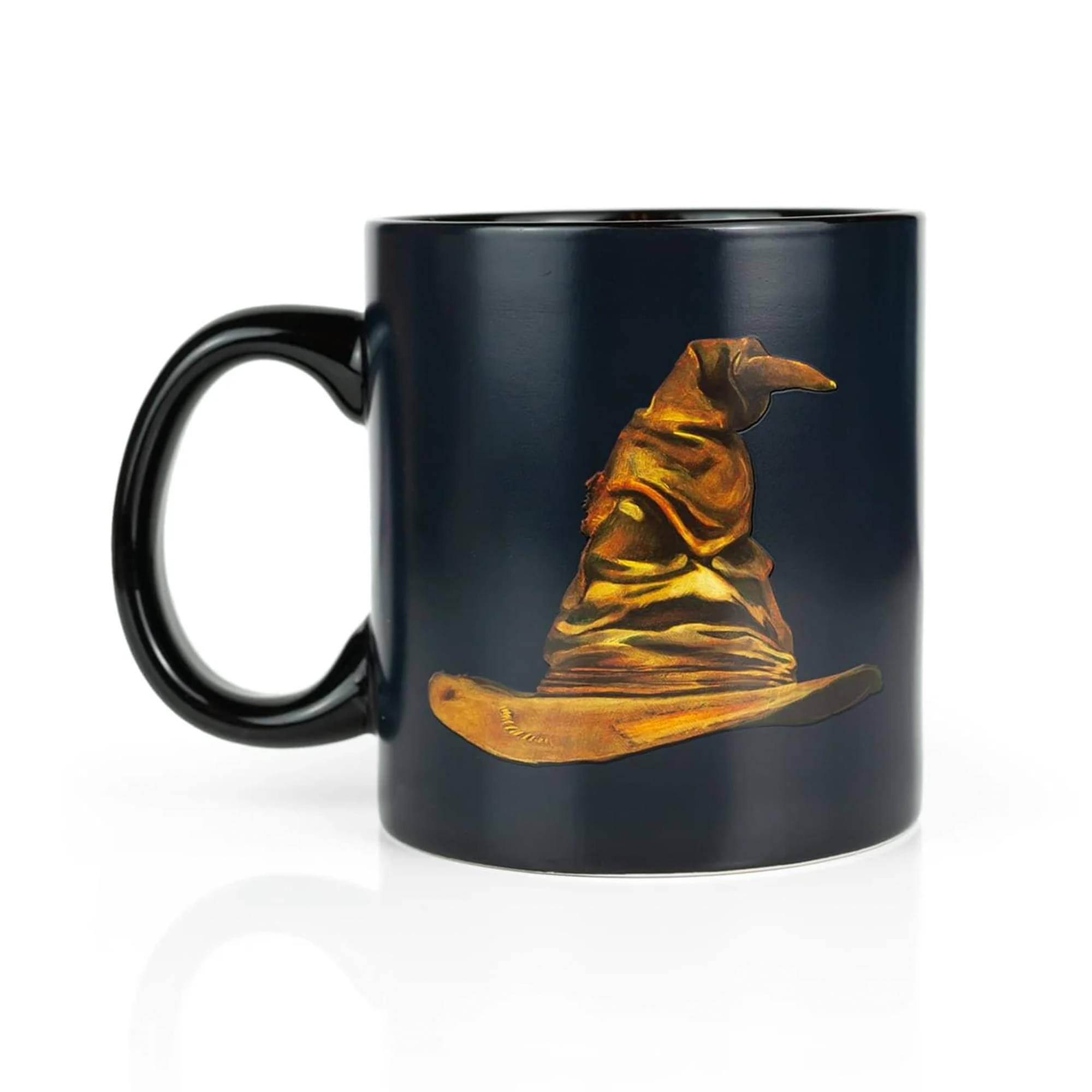 Alt View 10. Harry Potter - Harry Potter Hufflepuff 20oz Heat Reveal Ceramic Coffee Mug | Color Changing Cup - Black.