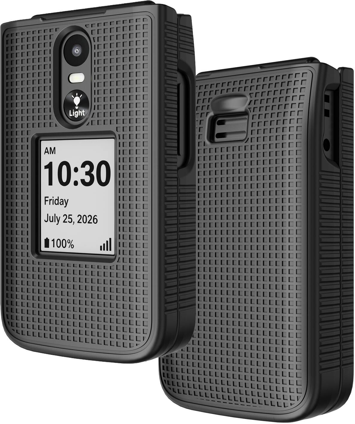 Nakedcellphone Textured Case for Lively Jitterbug Flip 3 Phone Hard ...
