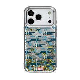 Keyscaper - Marvel Pattern Glitter Phone Case - Apple iPhone 17 Pro Max - Fantastic Four