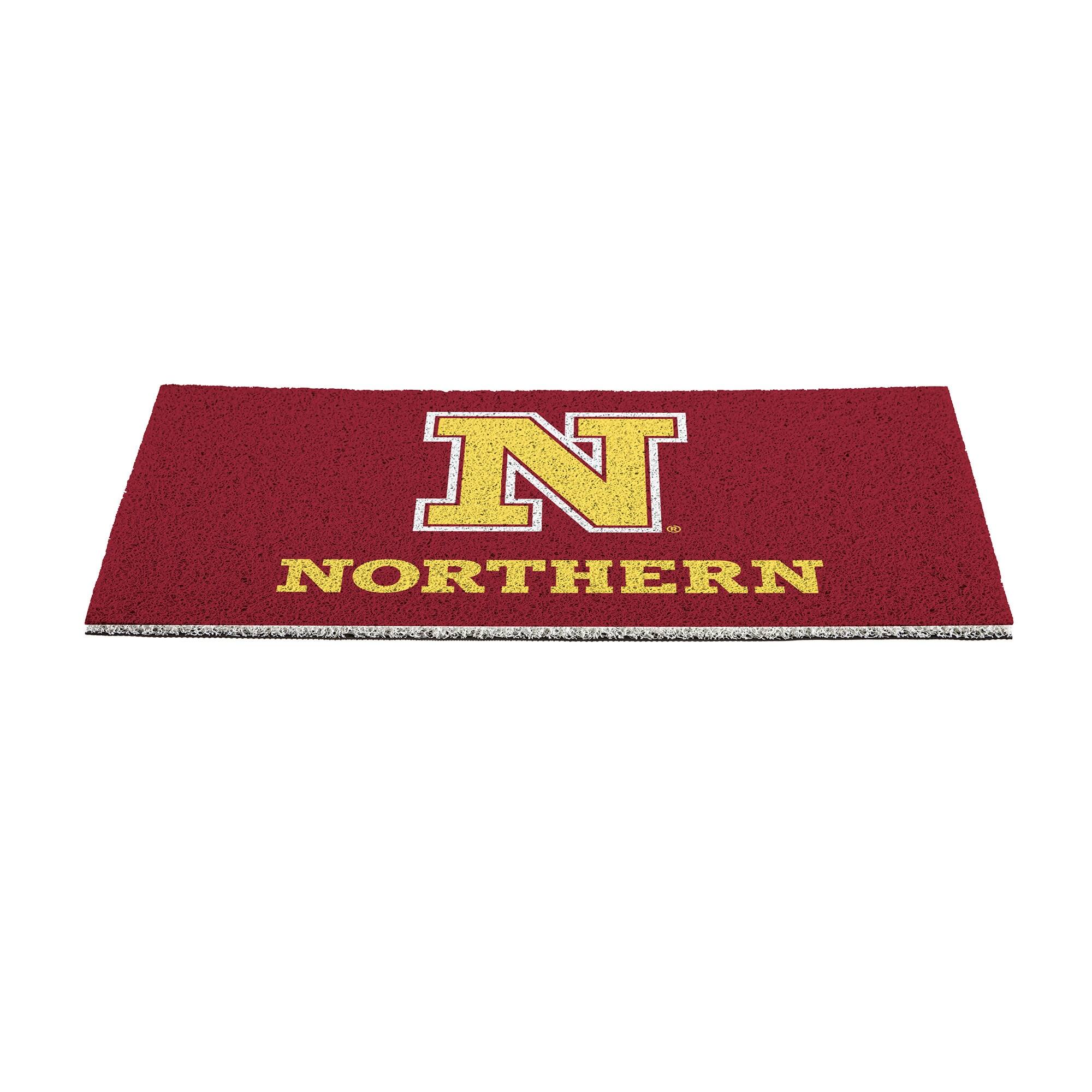 Alt View 1. Evergreen Enterprises - Northern State University Wolves 16" x 28" Full Color Indoor/Outdoor Logo Turf Mat - Multicolor.