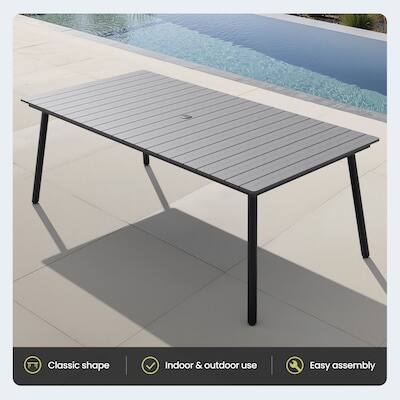 Classic shape  
Indoor & outdoor use  
Easy assembly