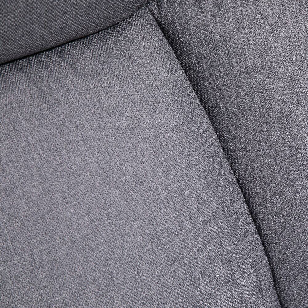 Alt View 8. Loheer - Loheer Big and Tall Office Chair 485 lbs Capacity Wide Seat Executive Desk Chair Light Gray - Light Gray.