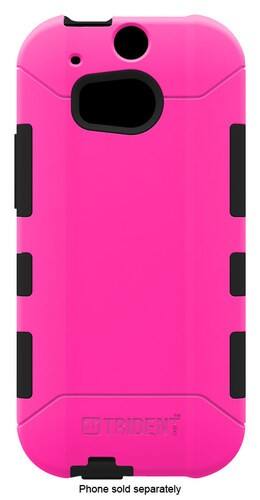 Front. Trident - Aegis Case for HTC One (M8) Cell Phones - Pink.