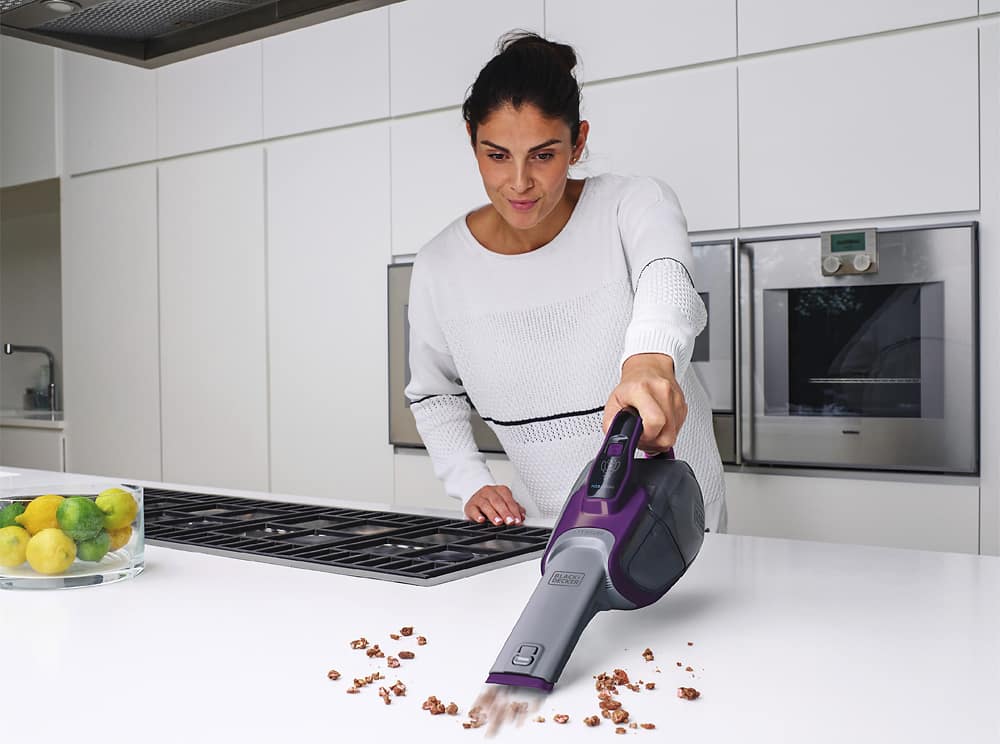 Best Buy: SMARTECH Bagless Cordless Hand Vac Eggplant purple