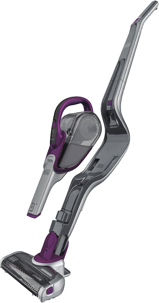 Best Buy: SMARTECH Bagless Cordless Hand Vac Eggplant purple