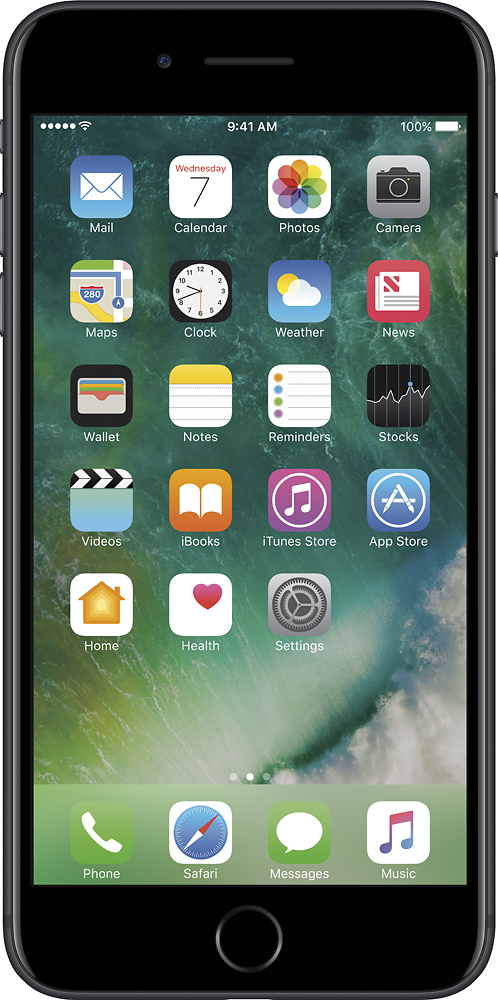 Best Buy Apple Geek Squad Certified Refurbished Iphone 7 Plus 128gb Black At T Rfrb Mn4ll A Refurbished