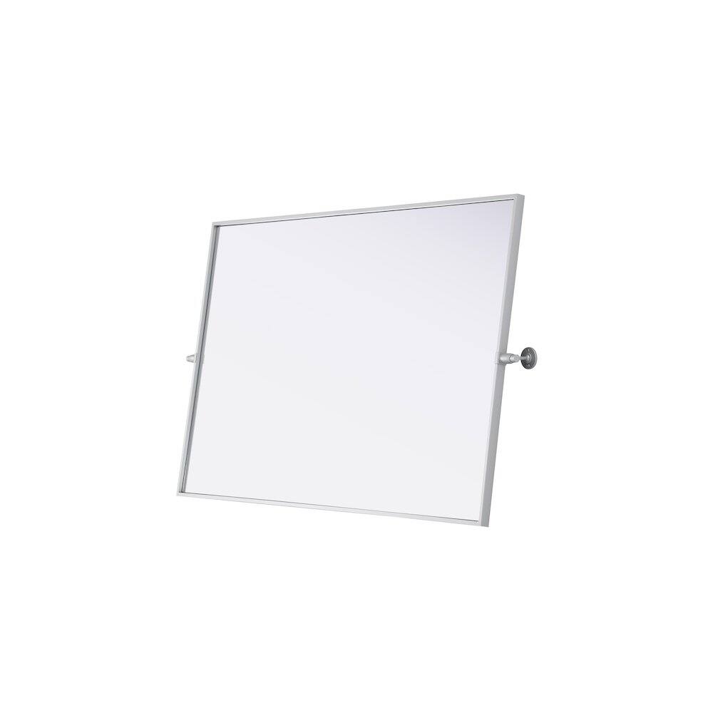 Alt View 4. Elegant Kitchen and Bath - Amoura 48X30 Pivot Mirror In Silver - Silver.