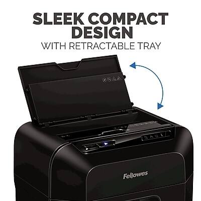 SLEEK COMPACT DESIGN  
WITH RETRACTABLE TRAY  

Fellowes