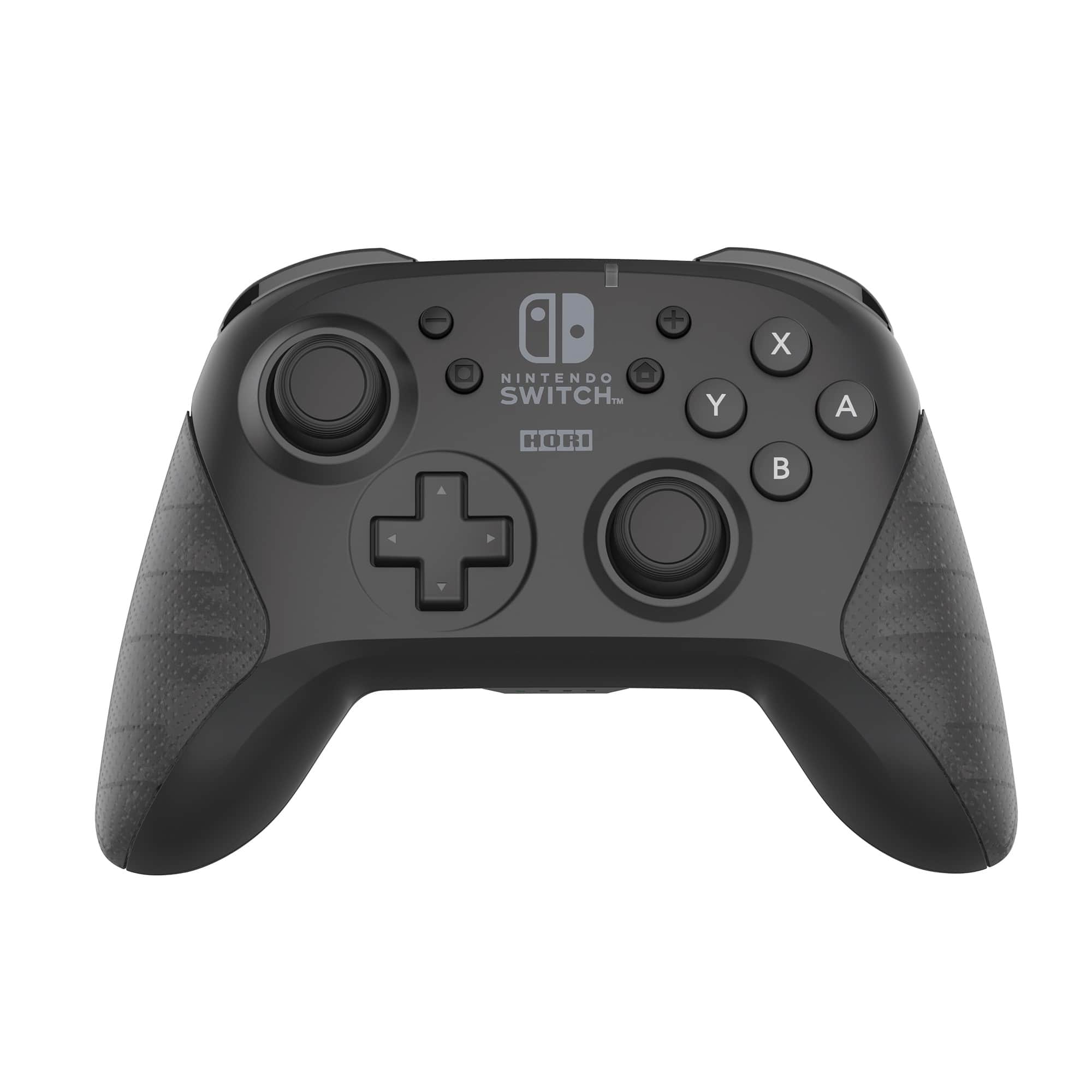 Hori - Wireless HORIPAD for Nintendo Switch - Black - Front_Zoom