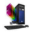 CybertronPC - Rhodium Desktop - AMD FX-Series - 8GB Memory - 1TB Hard Drive - Black/blue - Larger Front