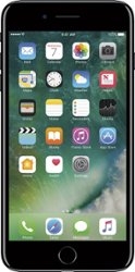 Apple - Geek Squad Certified Refurbished iPhone 7 Plus 128GB - Jet Black (Unlocked) - Front_Zoom