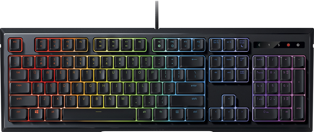 klimaks Sovereign forbundet Razer Ornata Chroma Wired Gaming Mecha-Membrane Keyboard with RGB Back  Lighting Black RZ03-02040200-R3U1 - Best Buy