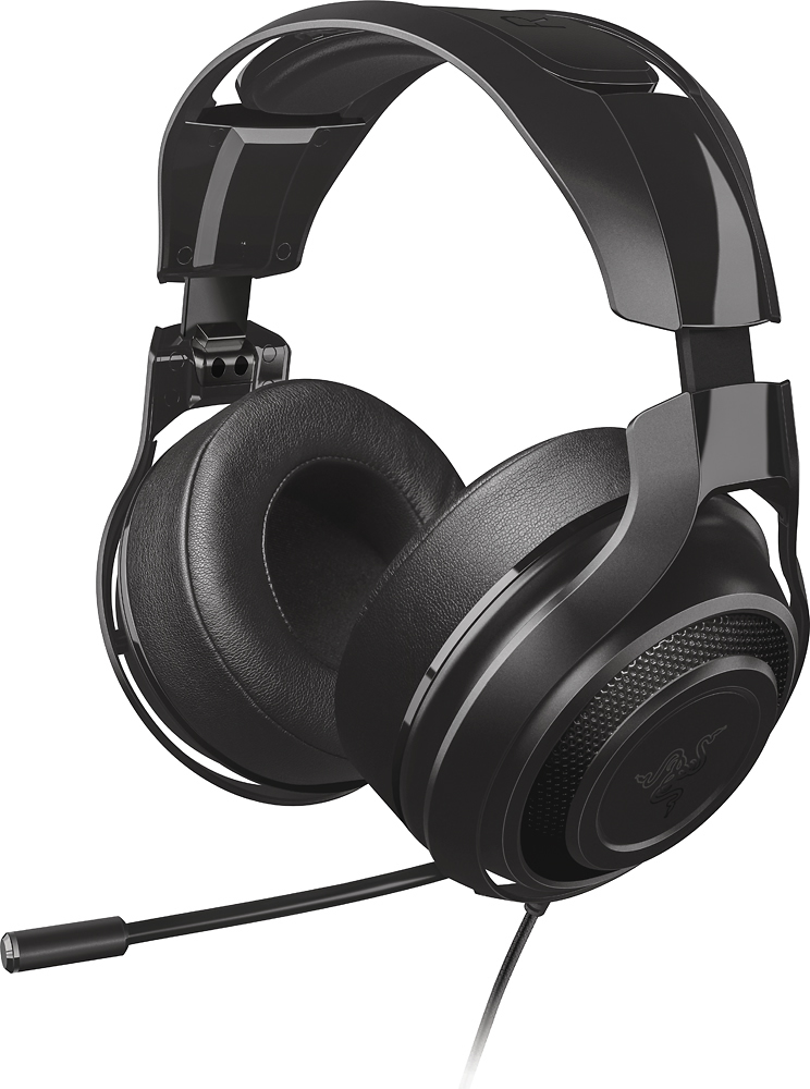 Angle View: Razer - ManO'War 7.1 Wired Stereo Gaming Headset - Black