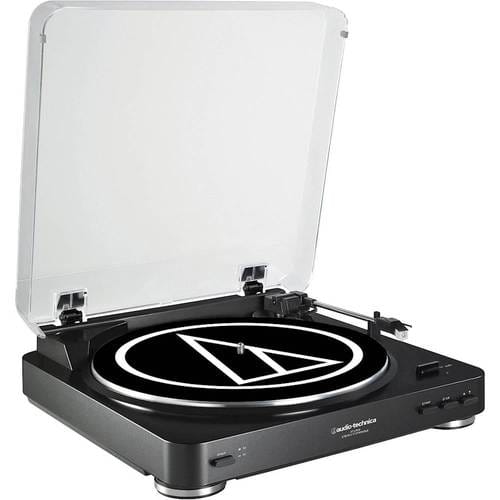Audio-Technica - Stereo Turntable - Black - Larger Front